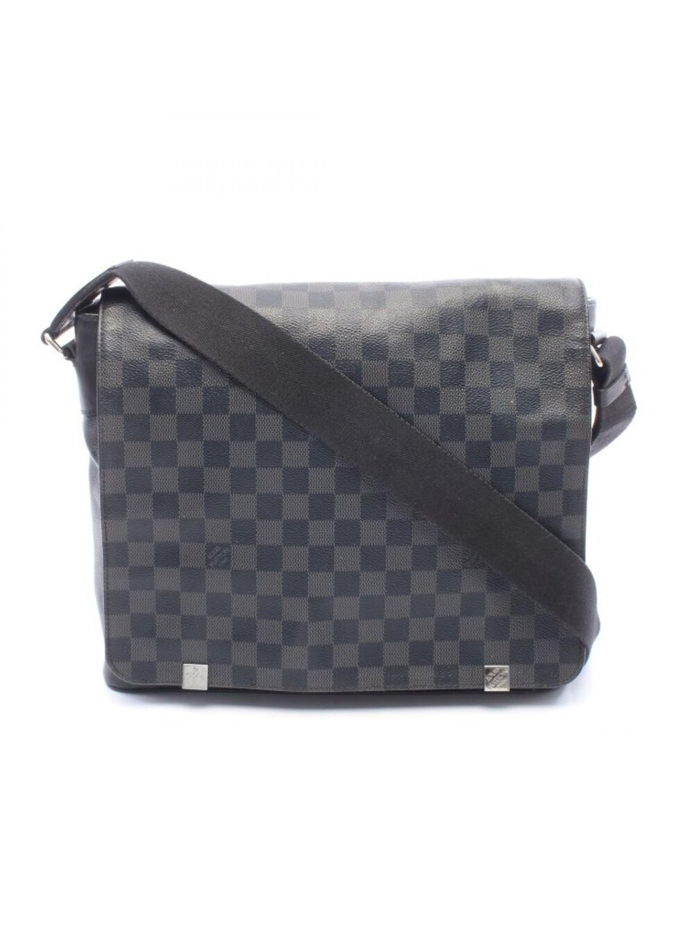 Louis Vuitton Shoulder Bag District MM NM Damier Graphite Leather